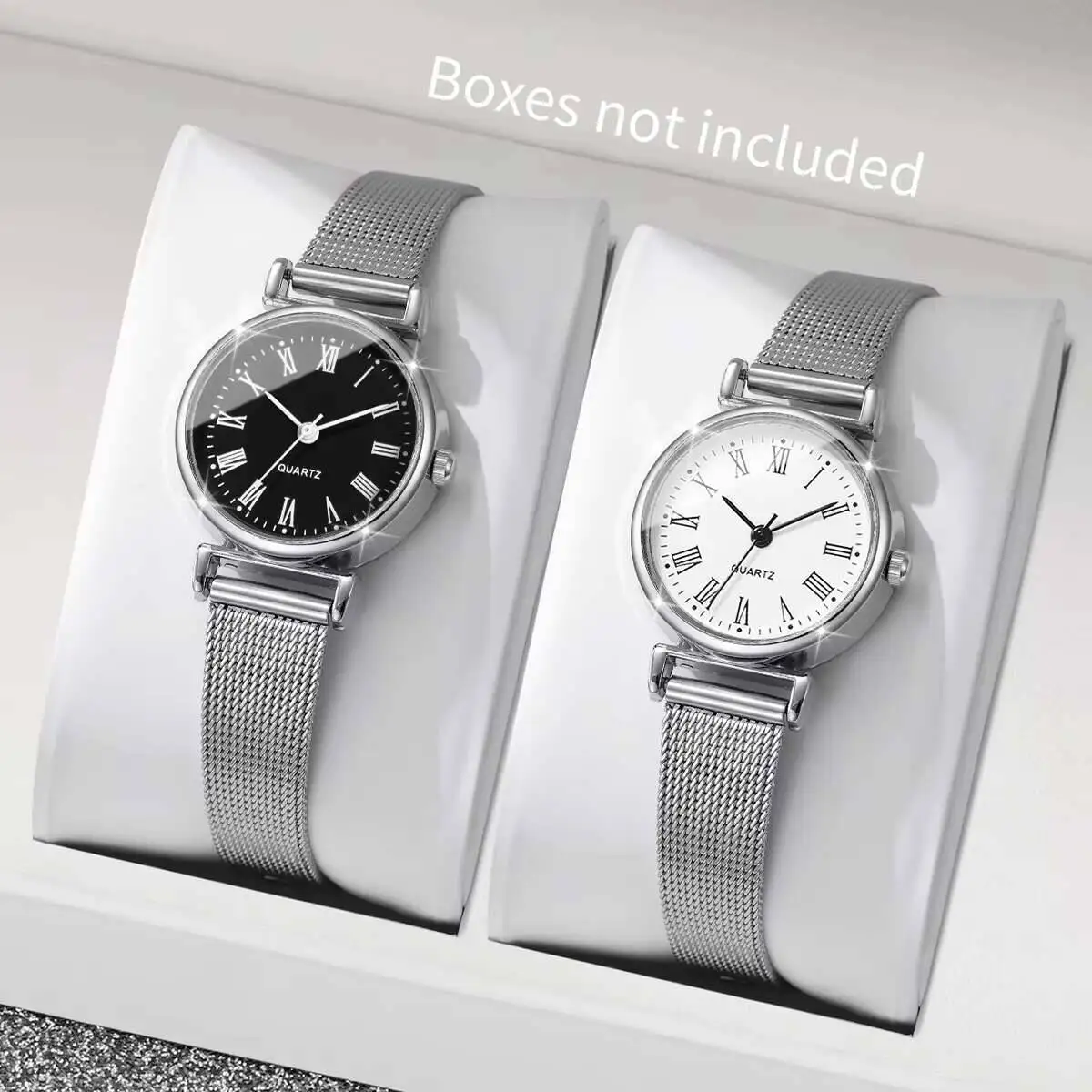Mesh Stainless Strap - 1/2 pezzi di orologi da donna