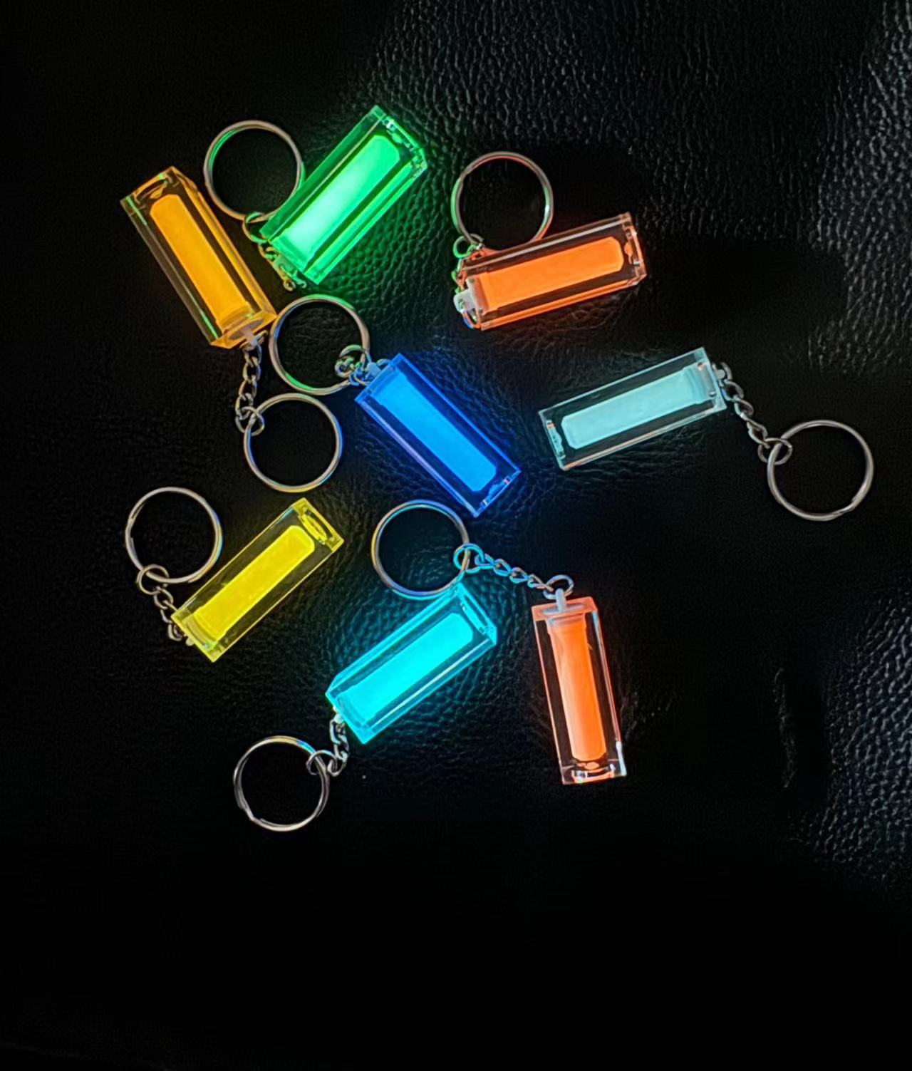 Tritium Gas Tube - Ciondolo Nightglow, ciondolo portachiavi, accessori per