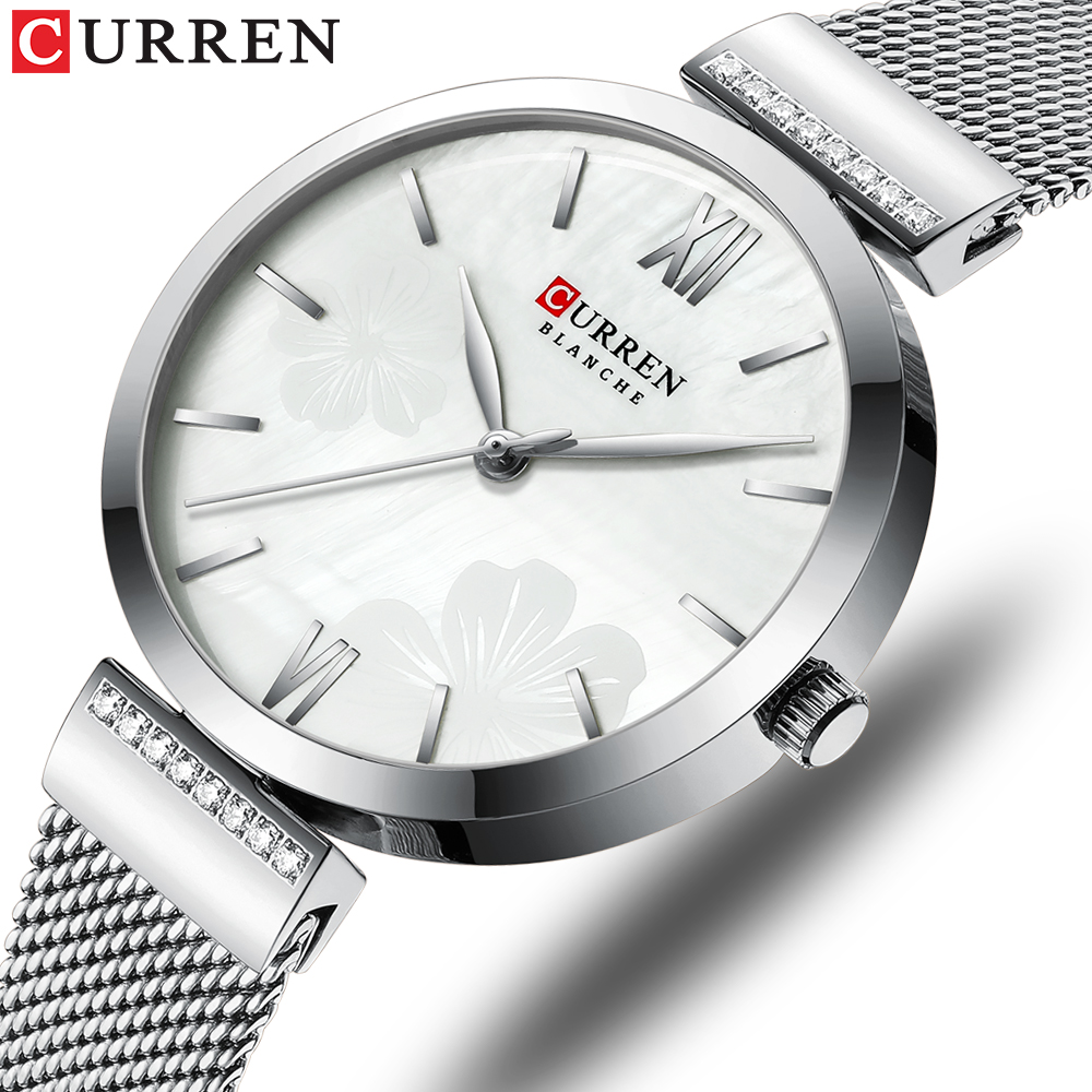 Mesh Stainless Strap - CURREN 9067 Orologio al Quarzo Minimalista