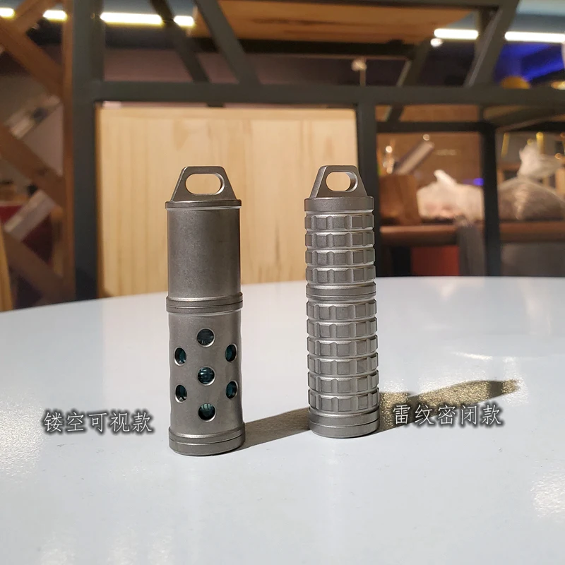 Tritium Gas Tube - EDC lega di titanio Paracord coltello