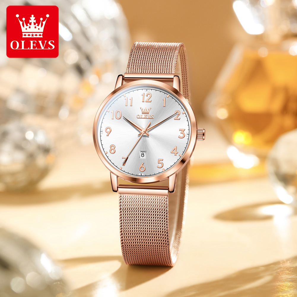 OLEVS 5653 Orologi da donna El - Mesh Stainless Strap recensione e prezzo