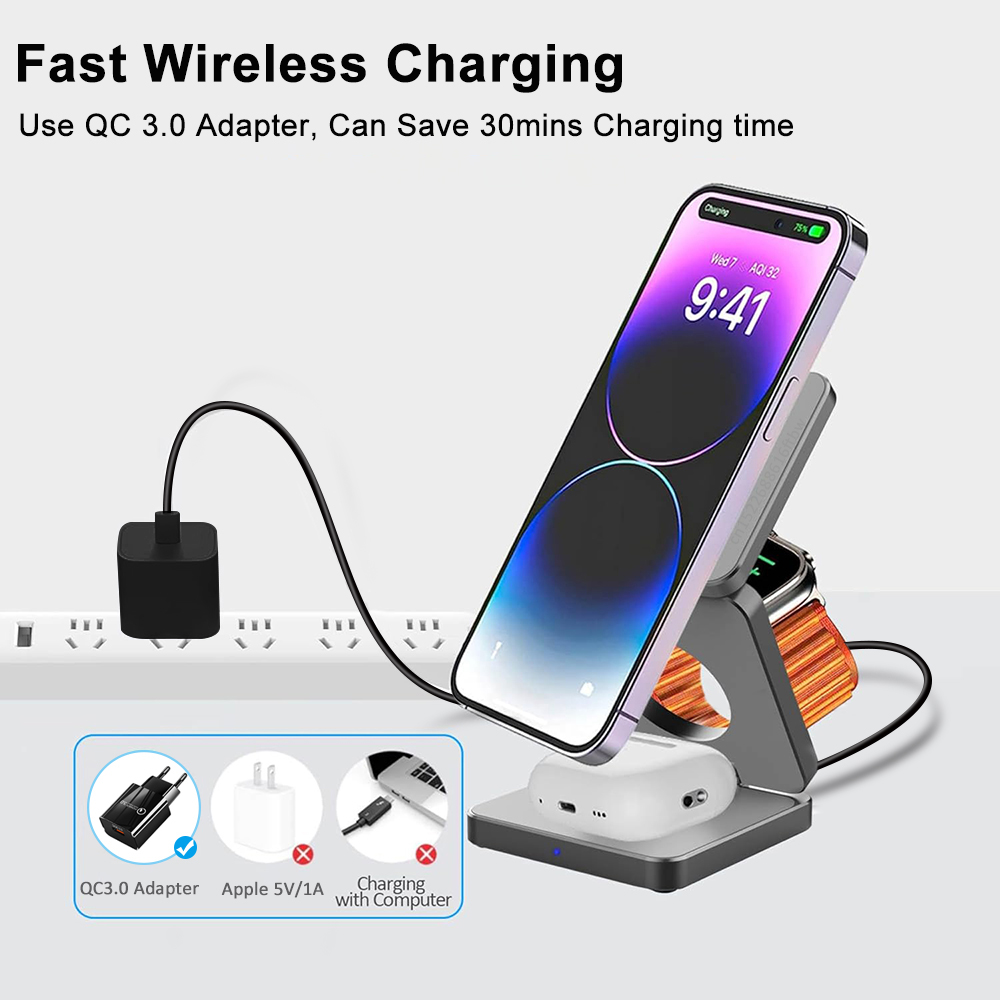 Caricabatterie wireless Stazio - Smartwatch Watches Compatible With Iphone recensione e prezzo