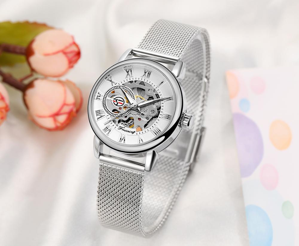 Reloj Mujer FORSINING Orologio - Mesh Stainless Strap recensione e prezzo