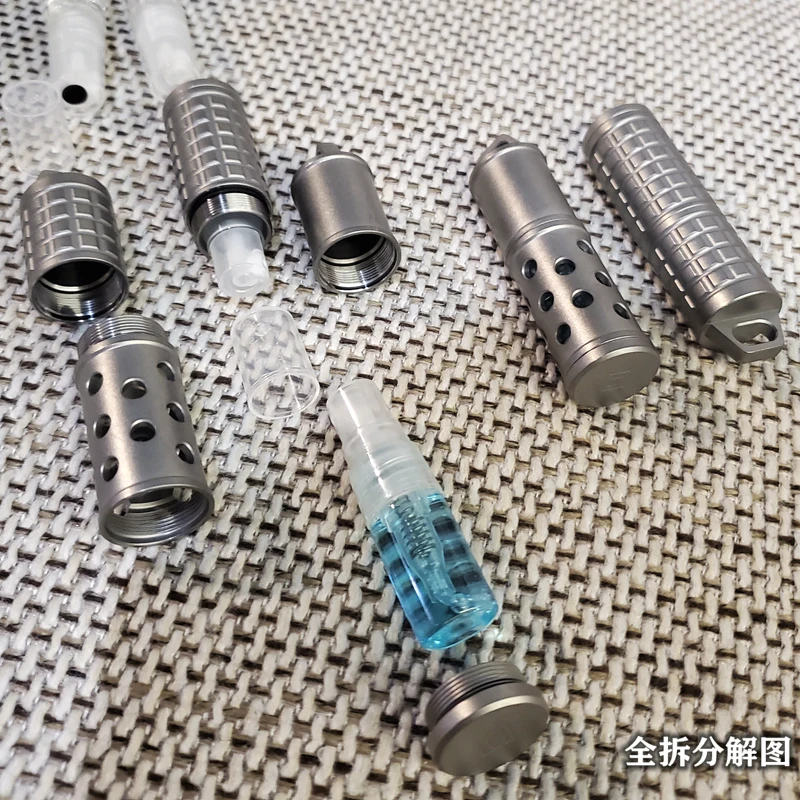 EDC lega di titanio Paracord c - Tritium Gas Tube recensione e prezzo