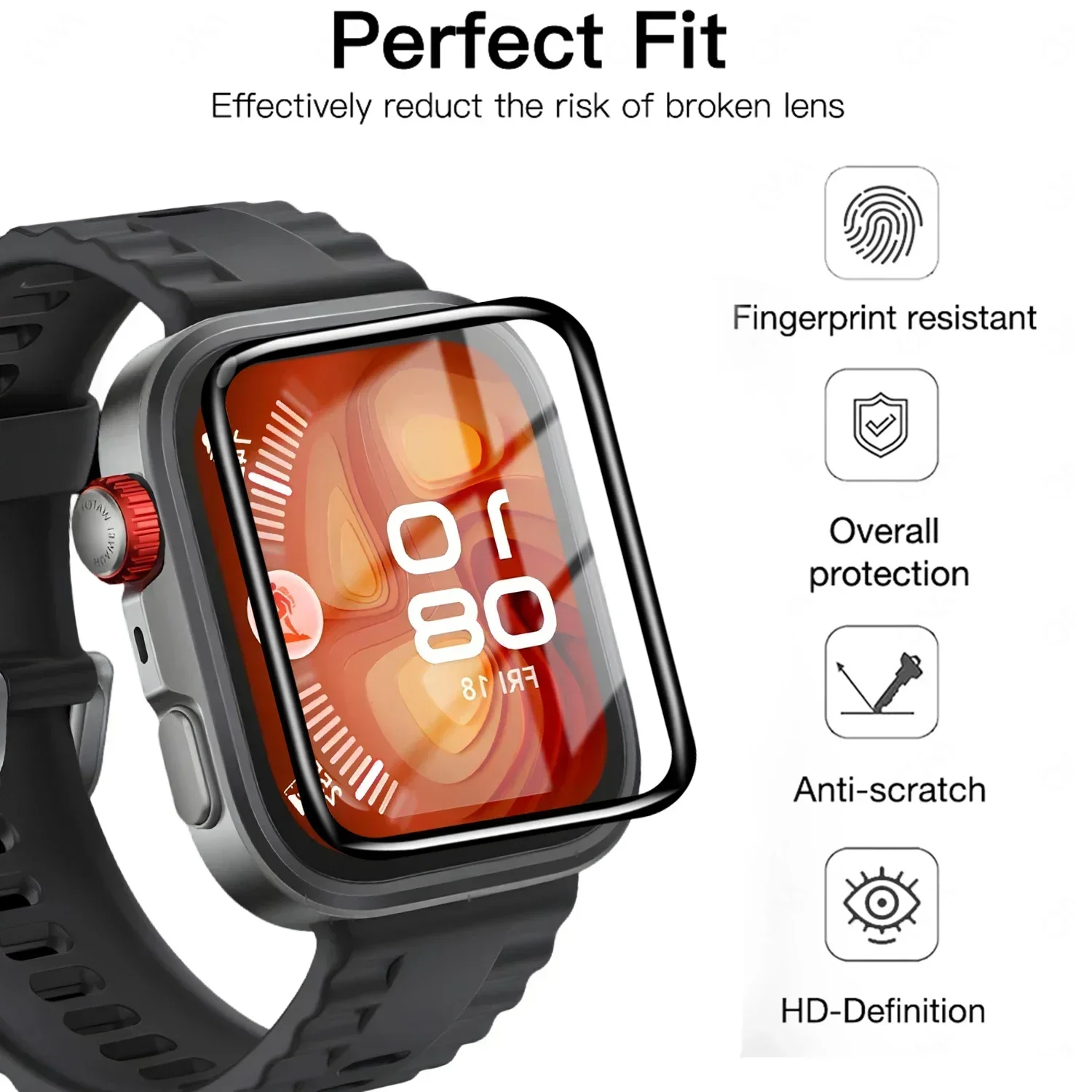5 pezzi pellicola temperata pe - Huawei Smartwatch Watch Fit recensione e prezzo