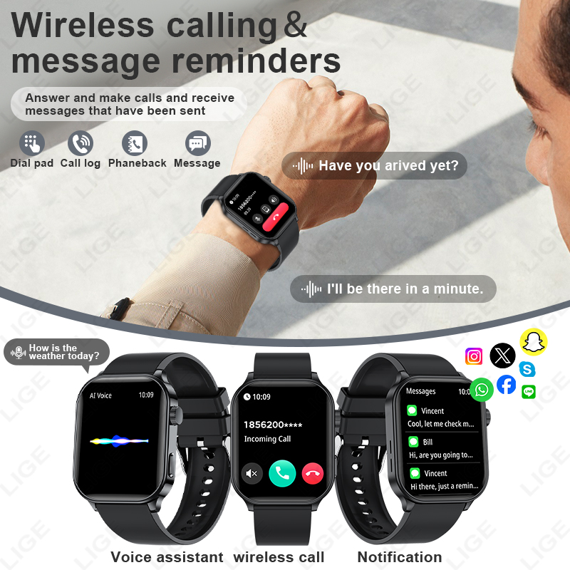 LIGE Smartwatch Originale con  - Smartwatch Watches Brands For Women recensione e prezzo